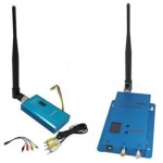 1.5GHz 1500mW Long Range Video Transmitter Receive Kit 3000m 1.5g Mini Wireless Transmitter for CCTV Camera